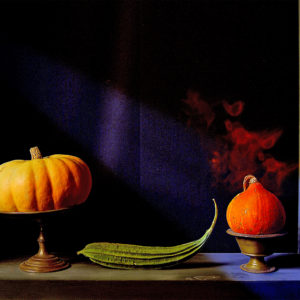 Pumpkins and exotic friut